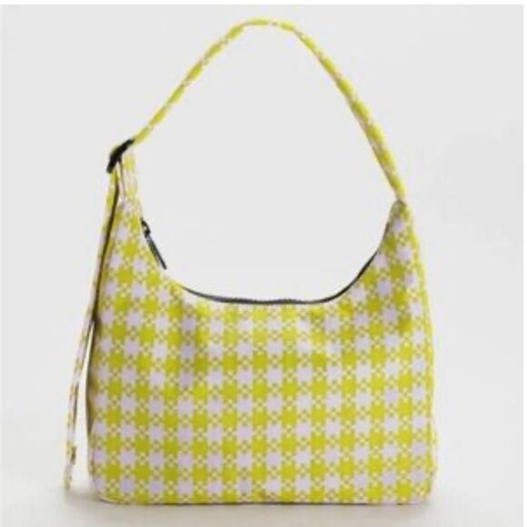 BAGGU Handbags - Baggu Houndstooth Nylon Shoulder Bag